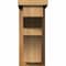 Ekena Millwork Monterey Rough Sawn Corbel w/Backplate, Western Red Cedar, 6"W x 14"D x 14"H COR06X14X14MON01RWR - alternate 2